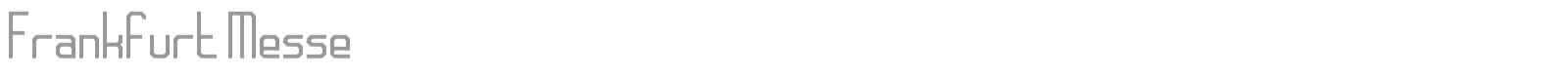 Frankfurt Messe font preview